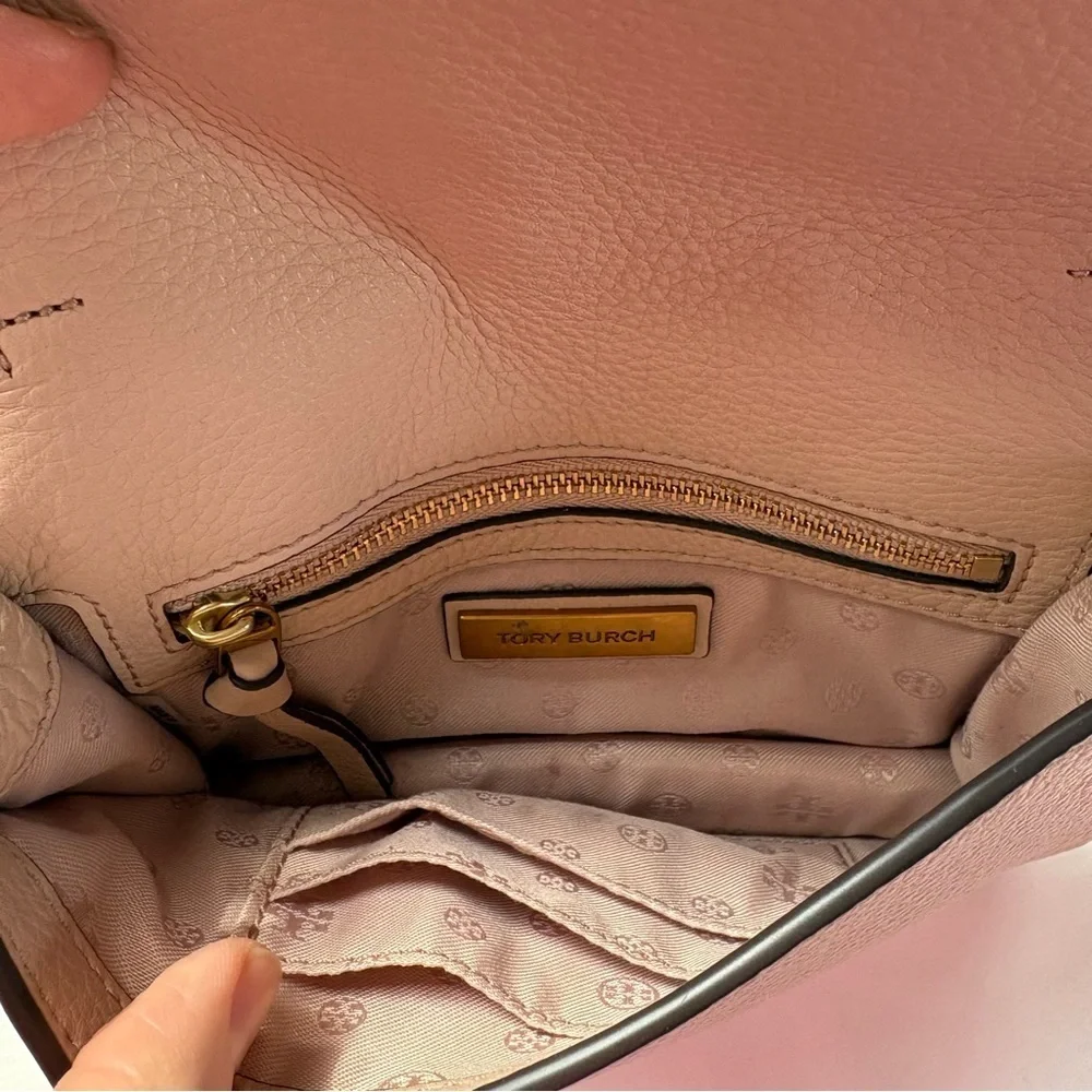 Tory Burch Kira Envelope Leather Crossbody Bag